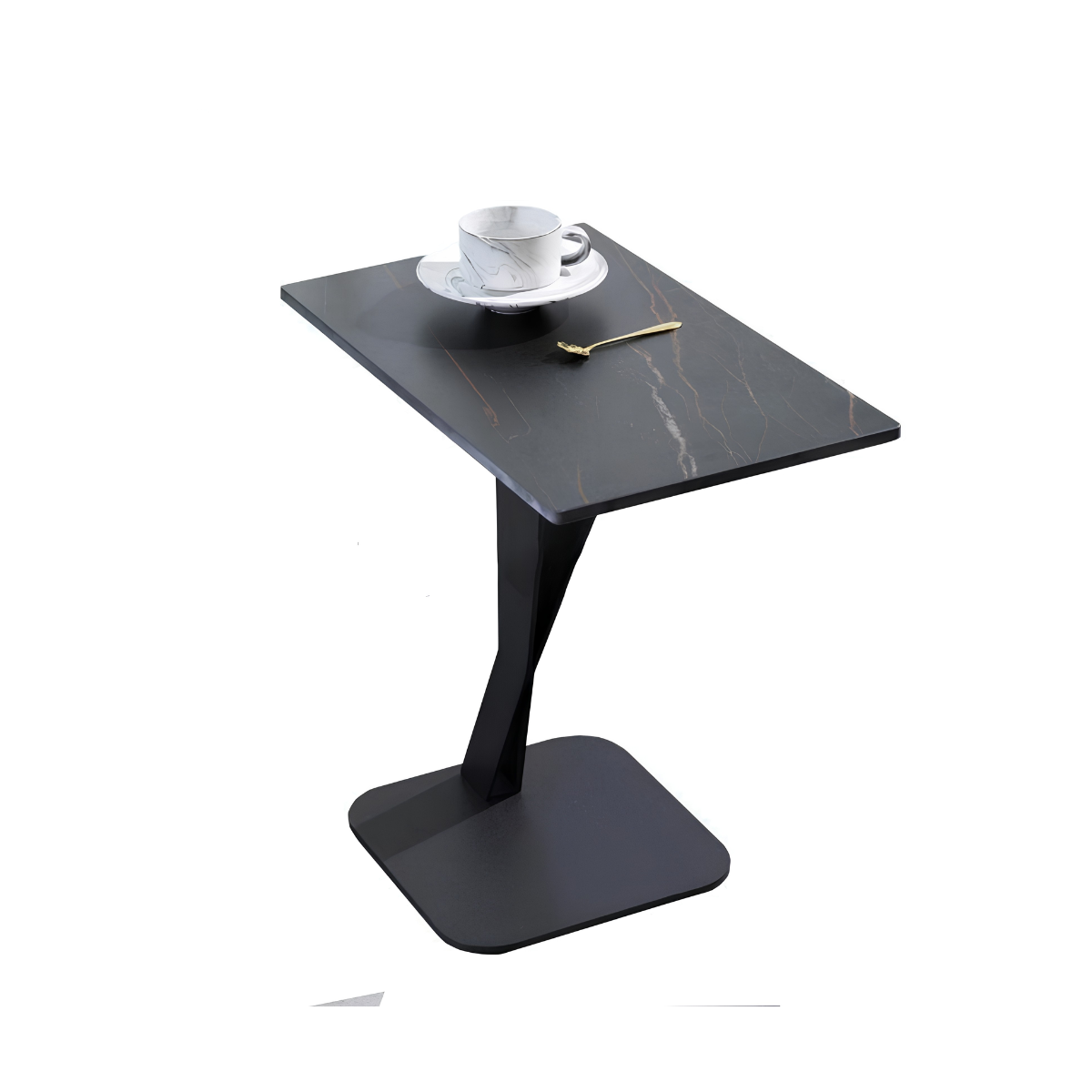 Obsidian Stem Side Table